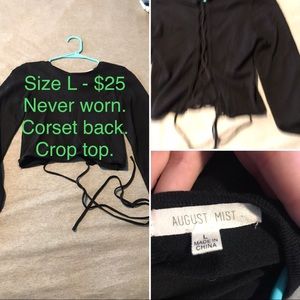 Long sleeve crop top!